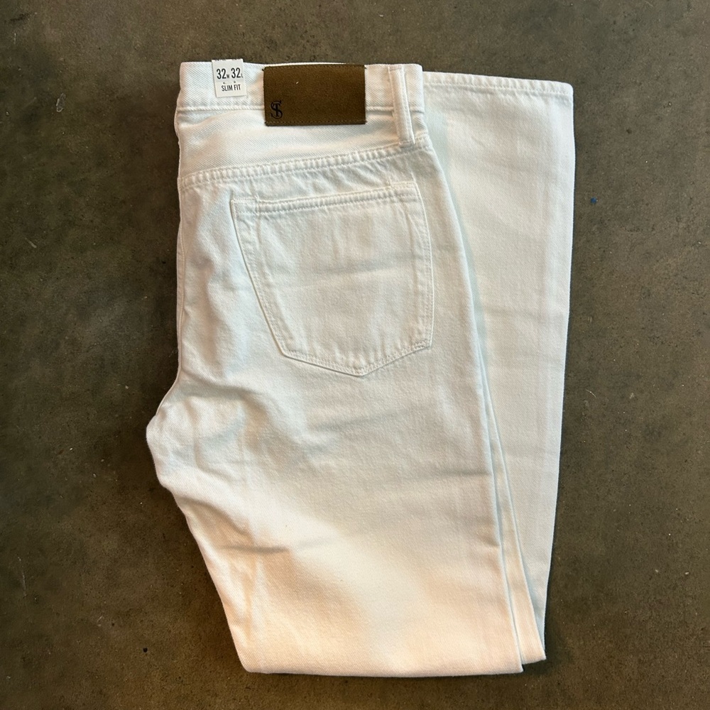 Todd Snyder 32-32 White Jeans NEW